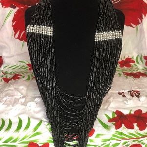 Paparazzi Black Sead Bead Neckalace
